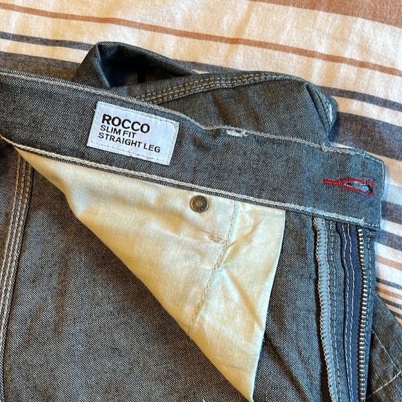 Express Rocco Slim Straight Grey Denim - Picture 6 of 11
